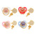 Aohao Crown Gold Pacifiers,with Clip For Breastfed Babies, Baby Girl And Boy (pink)