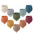 Baby Bibs 10 Pack Baby Bandana Drool Bibs 100% Cotton, 10 Solid Colors Set For Teething And Drooling Unisex Boys Girls