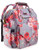 Diaper Bag Backpack, Upgraded Kaome Large Capacity Multifunction Nappy Bags, Waterproof Baby Bag Floral Insulated Durable Travel Maternity Back Pack For Baby Girls (with Diaper Pad, Bottle Bag)