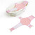 Newborn Bath Tub Safety Seat, Baby Infant Shower Mesh Sling Seat Good Helper For A Easier Baby Shower