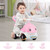 3 In 1 Baby Walker Sliding Car Pushing Cart Toddler Ride On Christmas Gift Pink