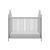 Little Seeds Piper Upholstered Convertible Metal Crib, Nursery Furniture, Dove Gray