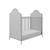 Little Seeds Piper Upholstered Convertible Metal Crib, Nursery Furniture, Dove Gray