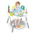 Three-in-one Children's Fun Activity Workbench With Pedal Piano（gray）