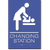 Changing Station Women Sign-blue / White (3 Units)