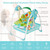 Baby Swings For Infants, Portable Swing For Baby With 6 Motions, Compact Baby Swing With Music, Sounds, Timing, Baby Rocker With 2 Toys, Plsuh Seat & Soft Head Support, Machine Washable Fabric (grey)