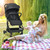 Infans Lightweight Baby Stroller Foldable Travel Stroller For Airplane Black