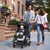 Infans Lightweight Baby Stroller Foldable Travel Stroller For Airplane Black