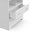 Storkcraft Brookside 2 Drawer Modern Changing Combo Dresser, White Finish