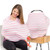 Lnkoo Baby Car Seat Canopy And Nursing Cover For Baby Boys Girls | Multi Use Breastfeeding Cover - Soft And Stretchy Fabric Easily Covers High Chairs, Shopping Carts, Car Seats