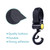 Baby Stroller Hooks, 2pack Of Multi Purpose Hooks Adjustable Velcro Hanger Mommy Bag Hooks For Hanging Diaper Bags,purse,stroller Organizer