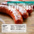 Pedersons Farms No Sugar Added Double Smoked Bratwurst (5 Pack)