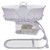 Little Folks By Delta Children 2-in-1 Moses Basket Bedside Bassinet Sleeper By Delta Children - Portable Baby Crib With Wheels And Removable Moses Basket, White