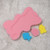 1pc Baby Bath Sponge Cushion Skid Resistance Infant Cartoon Bath Cushion Bathing Mat (pink)