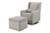 Carter's Adrian Storage Glider Rocking Chair, Gray