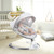 Baby Swing Electric Rocking Chair W/  Music Timer Mosquito Net Beige