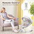 Baby Swing Electric Rocking Chair W/  Music Timer Mosquito Net Beige