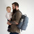 The Lightweight Red Rovr Roo Backpack Diaper Bag - Charcoal
