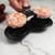 Adven Burger Press Double Burger Shape Non-stick Burger Press Patty Maker Mold For Kitchen Burger Making Tool