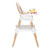 Salonmore Wooden 5-in-1 Baby High Chair Infant Convertible Chair, Beige