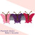 Ibaste Crib Mobile With Felt Butterfly Cloud Wind Chime For Baby Bed