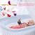 Ibaste Crib Mobile With Felt Butterfly Cloud Wind Chime For Baby Bed