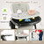 Babyjoy 4-in-1 Foldable Baby High Chair Height Adjustable Feeding Chair W/ Wheels Grey