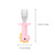 Hemoton 1 Set Training Tableware Chick Learning Spoon Fork Toddler Eating Tool