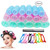 Husfou 37pcs Hair Rollers Sets Self Grip, Salon Hair Dressing Curlers, 3 Size Hair Curlers Self Grip Holding Rollers With Clips And Comb For Long Medium Short Thick Fine Thin Hair Bangs Volume