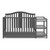 Graco Solano 5-in-1 Convertible Baby Crib And Changer With Drawer, Gray