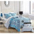 Chic Home Ds5187-us Bristol Blue Queen 4 Piece Duvet Set