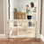 Evenflo Memory Fit Pressure Mounted Baby Gate, For Use With Infants, Toddlers & Pets, 27"-42", White