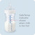 Nuk Simply Natural Bottle With Safetemp, 5 Oz, 2 Pack, 0+ Months