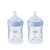 Nuk Simply Natural Bottle With Safetemp, 5 Oz, 2 Pack, 0+ Months
