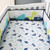 Lnjyigj Crib Bed Fence Soft Bag Stitching Bed Bed Surround Breathable Cotton Anti-collision Baby Bed Surround Kit Storage Trunks & Bag