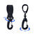 4pcs Stroller Organizer Hook Clip Plastic Hook, Convenient Stroller Accessories Mommy Bag Hooks, For Hanging Diaper Bags Purse (black)