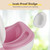 Costway Kids Realistic Potty Training Transition Toilet W/ Flushing Sound Lighting Pink