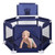 Baby Playpen, Portable Extra Large Playyard For Baby, Hexagonal Fence Play Yard With Gate Basket And Ocean Balls, Baby Interactive Playinghouse Kids Safety Fence Pit Pool For Babies, Toddler, Infants