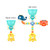 Bath Toys Pipeline Water Spray Shower Game Shark Crab Octopus Bath Baby Toy For Children Swim Bathroom Bathing Shower Kids Toy