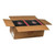 Double Red Provisions 6 Ounce Seasoned Flat Iron Steak Choice, 4.5 Pound -- 6 Per Case.