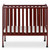 Dream On Me 2-in-1 Folding Portable Mini Crib, Cherry
