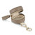 Itzy Ritzy Pacifier Case With Clip – Pacifier Charm Pod Includes Clasp To Easily Attach To A Diaper Bag Or Purse; Measures 2.5” In Diameter And Holds 2 Pacifiers, Vanilla Latte
