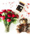 From You Flowers - One Dozen Red Roses With Chocolates & Teddy Bear With Free Vase (fresh Flowers)