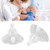 Tebru Shields,silicone Shields,2pcs Nipple Shields Abs Silicone Contact Shields Nipple Protector For Breastfeeding