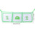 Imshie Baby Crib Hangings Mesh Bag Household Storage Diapers With 3 Separated Pockets Multifunctional Cartoon Design Diapers For Baby Crib Usual