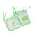 Imshie Baby Crib Hangings Mesh Bag Household Storage Diapers With 3 Separated Pockets Multifunctional Cartoon Design Diapers For Baby Crib Usual