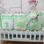 Imshie Baby Crib Hangings Mesh Bag Household Storage Diapers With 3 Separated Pockets Multifunctional Cartoon Design Diapers For Baby Crib Usual