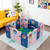 Babyjoy 14-panel Foldable Baby Playpen Kids Safety Play Center W/lockable Gate