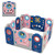 Babyjoy 14-panel Foldable Baby Playpen Kids Safety Play Center W/lockable Gate