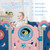 Babyjoy 14-panel Foldable Baby Playpen Kids Safety Play Center W/lockable Gate